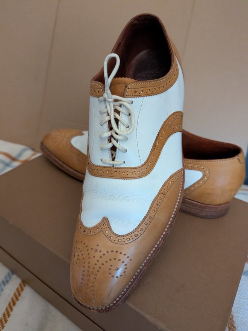 CROCKETT & JONES Mens Oxford's Made in England Size 9.5